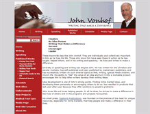 Tablet Screenshot of johnvonhof.com
